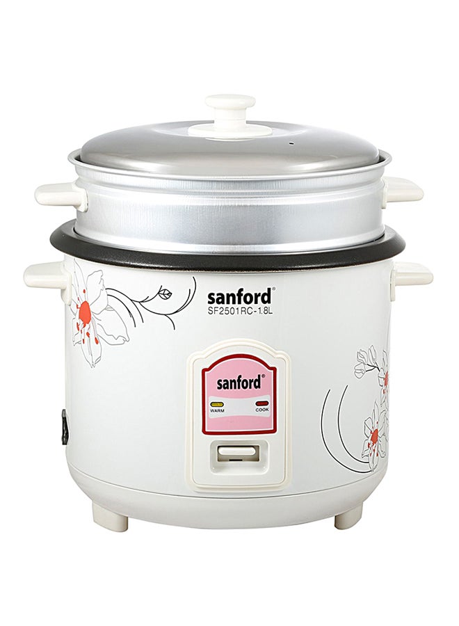 Sanford Rice Cooker 1.8L 1.8 L 700.0 W SF2501RC BS White/Grey - Image 1