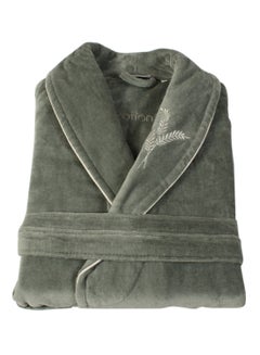 Ecocotton Ekin Women's Bathrobe Grey  - Image 1