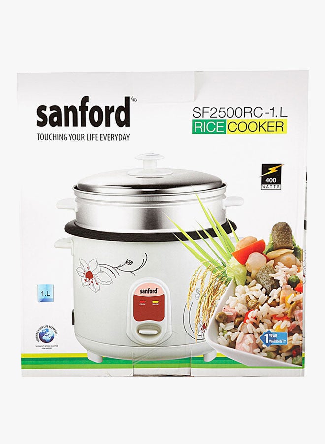 Sanford Rice Cooker 1 L 1.0 L 400.0 W SF2500RC BS White/Grey - Image 4