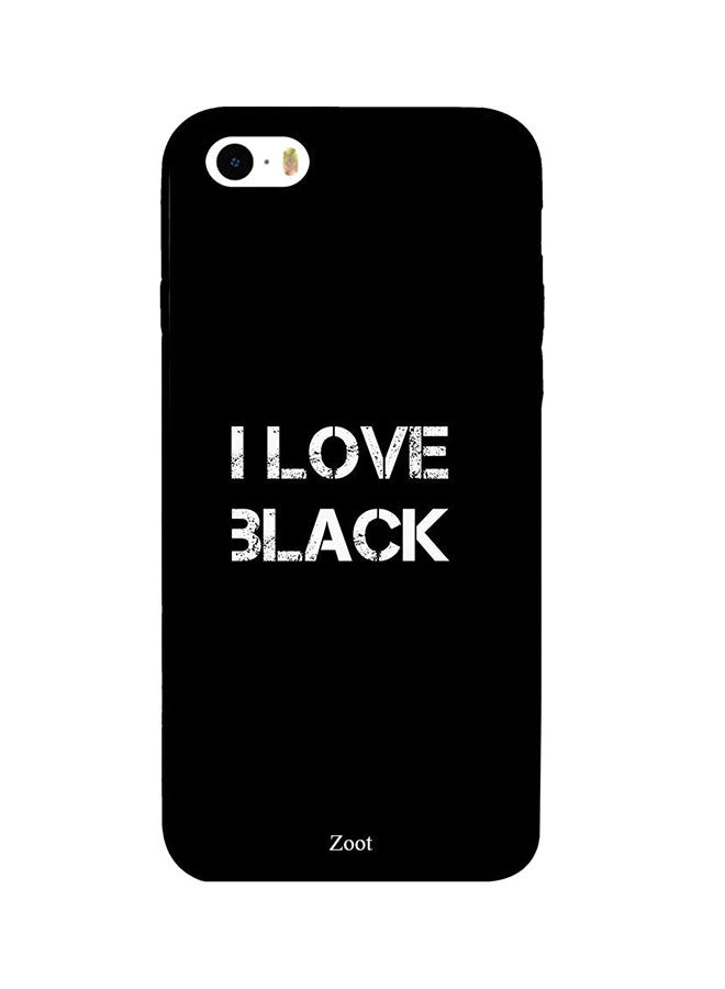 Zoot Protective Case Cover For Apple iPhone 5 I Love Black