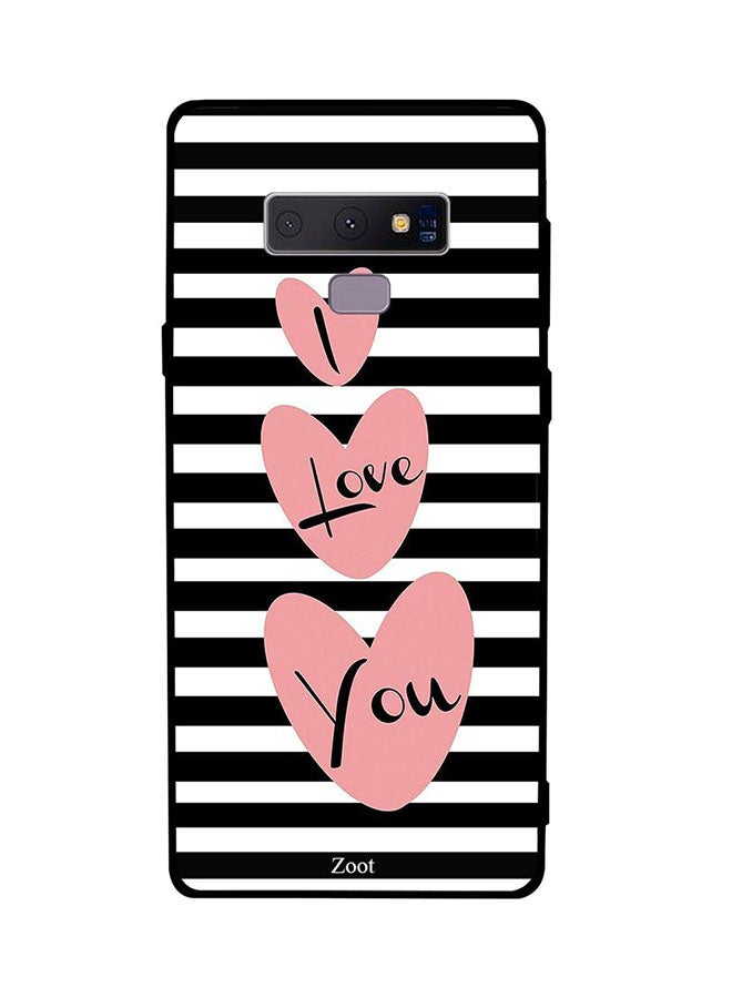 Zoot Protective Case Cover For Samsung Galaxy Note9 I Love You Black And White Background