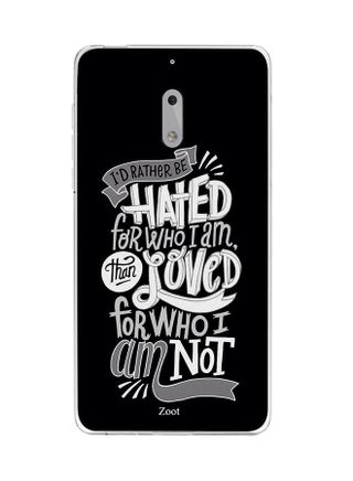 Skin Case Cover -for Nokia 6 I'd Rather Be Hated -for Who I Am Than Loved -for Who I Am Not I'd Rather Be Hated For Who I Am Than Loved For Who I Am Not - v1537977892/N18248590A_1