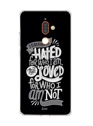 Protective Case Cover For Nokia 7 Plus I'd Rather Be Hated For Who I Am Than Loved For Who I Am Not - v1537977893/N18248593A_1
