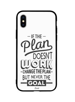Skin Case Cover -for Apple iPhone X If The Plan Doesn't Work Change The Plan But Never The Goal If The Plan Doesn't Work Change The Plan But Never The Goal