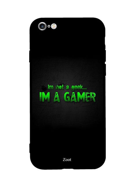 Protective Case Cover For Apple iPhone 6 Plus I'm Not A Geek Im A Gamer