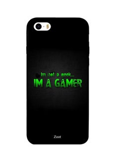 Protective Case Cover For Apple iPhone 5 I'm Not A Geek Im A Gamer