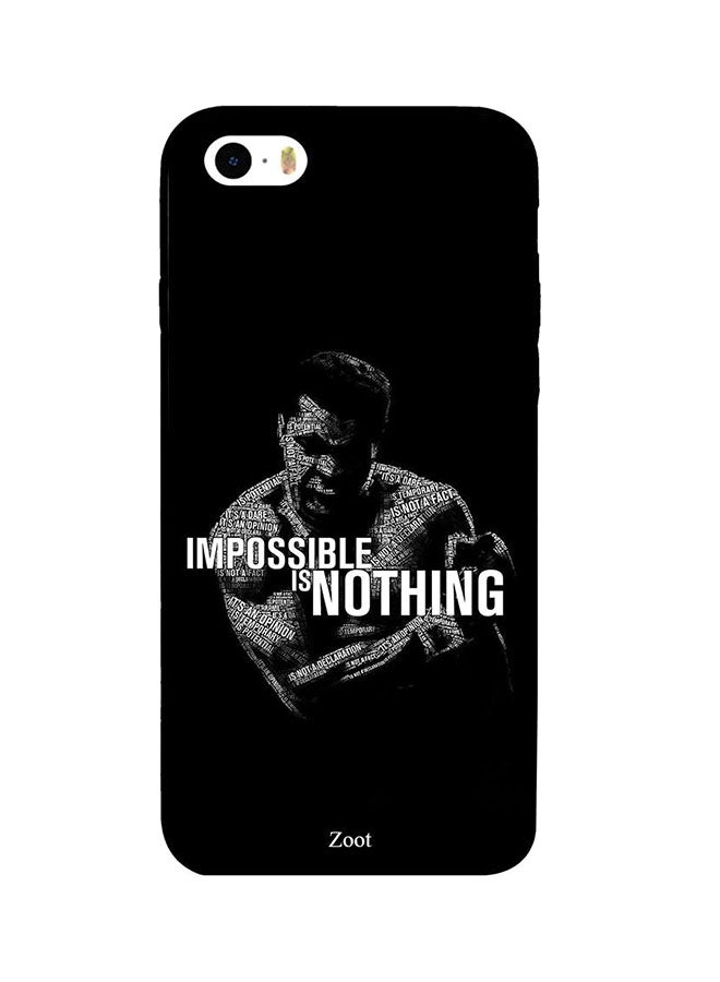 Protective Case Cover For Apple iPhone 5S Impossible Is Nothing
