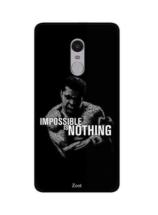 Protective Case Cover For Xiaomi Redmi Note 4 Impossible Is Nothing - v1537977971/N18248933A_1