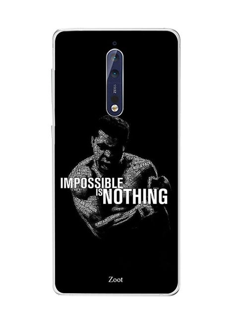 Protective Case Cover For Nokia 8 Impossible Is Nothing