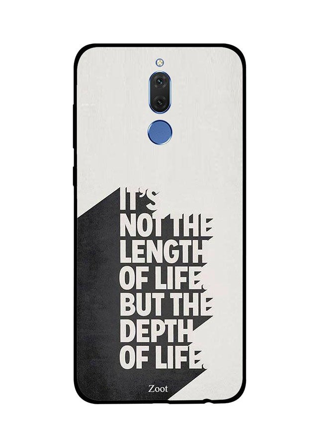 Skin Case Cover -for Huawei Mate 10 Lite It's Not The Length Of Life But The Depth Of Life It's Not The Length Of Life But The Depth Of Life