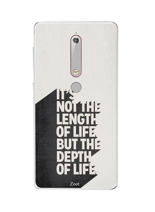 Skin Case Cover -for Nokia 6(2018) It's Not The Length Of Life But The Depth Of Life It's Not The Length Of Life But The Depth Of Life - v1537978046/N18249295A_1
