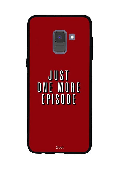 Protective Case Cover For Samsung Galaxy A8 Plus Just One More Episode
