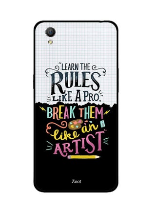 Protective Case Cover For Oppo A37 Learn The Rules Like A Pro Break Them Like An Artist - v1537978215/N18250148A_1