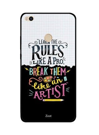 Skin Case Cover -for Xiaomi Mi Max 2 Learn The Rules Like A Pro Break Them Like An Artist Learn The Rules Like A Pro Break Them Like An Artist - v1537978218/N18250164A_1