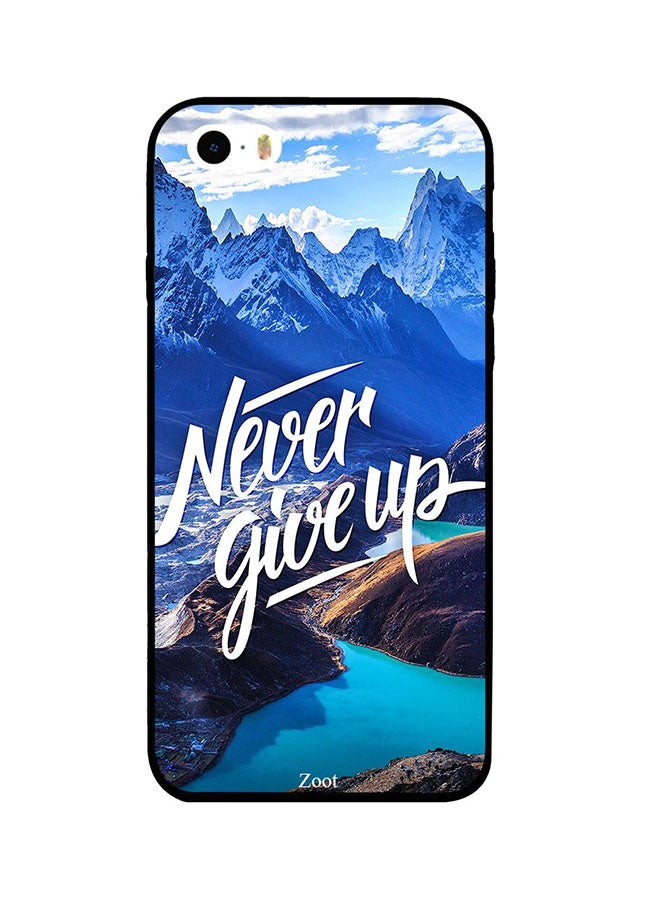 Zoot - Protective Case Cover For Apple iPhone SE Never Give Up - Image 1