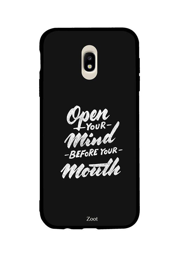Zoot Protective Case Cover For Samsung Galaxy J7 Pro Open Your Mind Before Your Mouth 