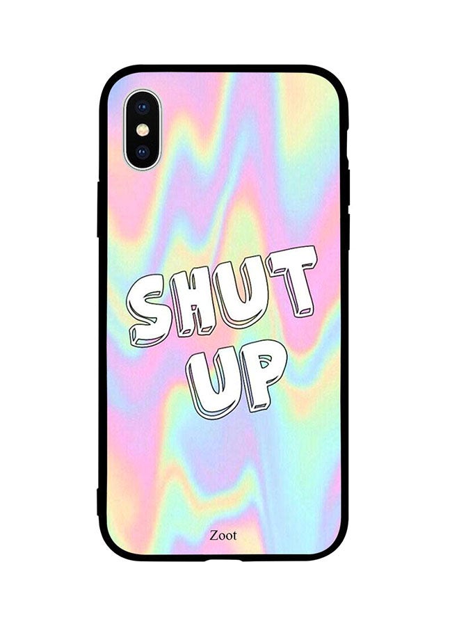 Zoot Skin Case Cover -for Apple iPhone X Shut Up Shut Up 