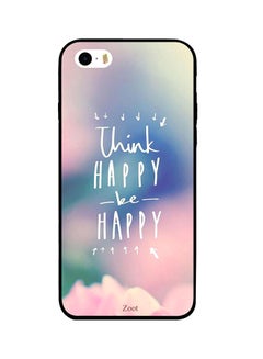 Protective Case Cover For Apple iPhone 5S Think Happy Be Happy