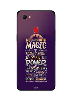 Skin Case Cover -for Oppo F7 We Do Not Need Magic Power To Change The World We Do Not Need Magic Power To Change The World