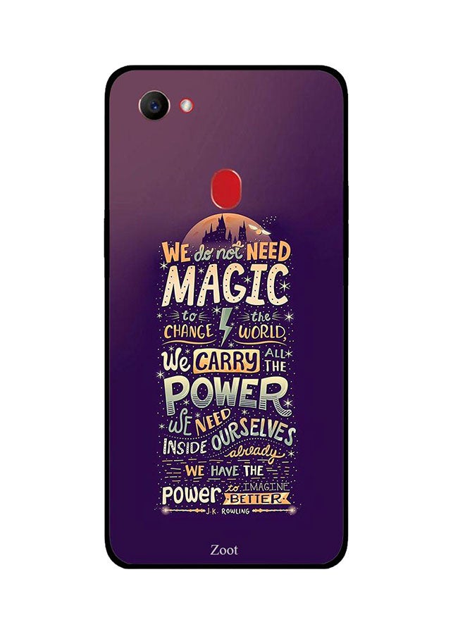 Zoot - Skin Case Cover -for Oppo F7 We Do Not Need Magic Power To Change The World We Do Not Need Magic Power To Change The World - Image 1