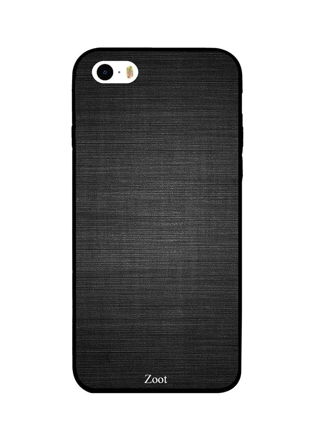 Zoot Protective Case Cover For Apple iPhone SE Black Lines Texture