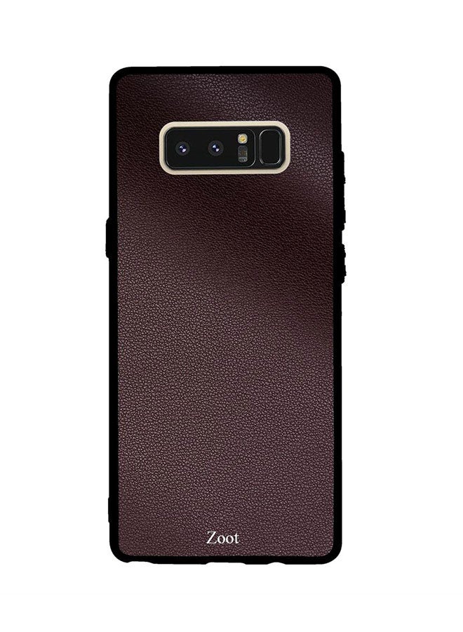 Zoot Protective Case Cover For Samsung Galaxy Note8 Brown Folded Leather Pattern