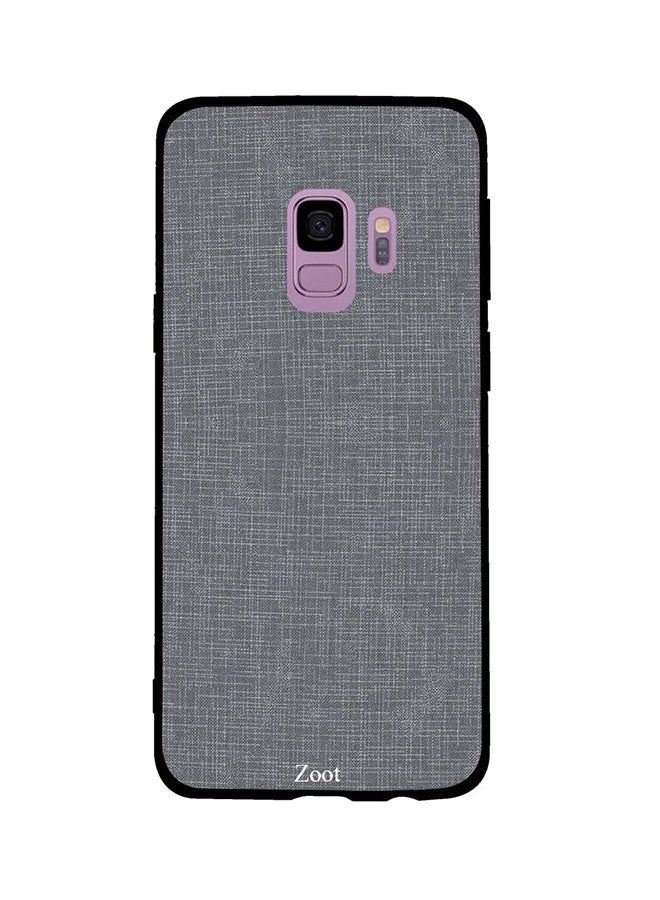 Zoot Skin Case Cover -for Samsung Galaxy S9 Dark Grey Khaddar Pattern Dark Grey Khaddar Pattern