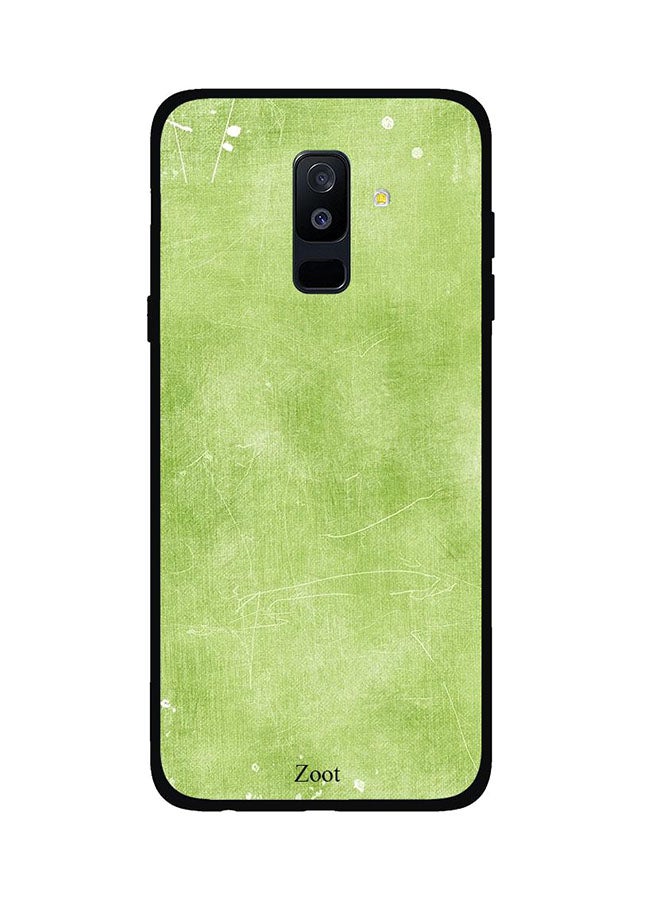Zoot Protective Case Cover For Samsung Galaxy A6 Plus Light Green Marble Pattern