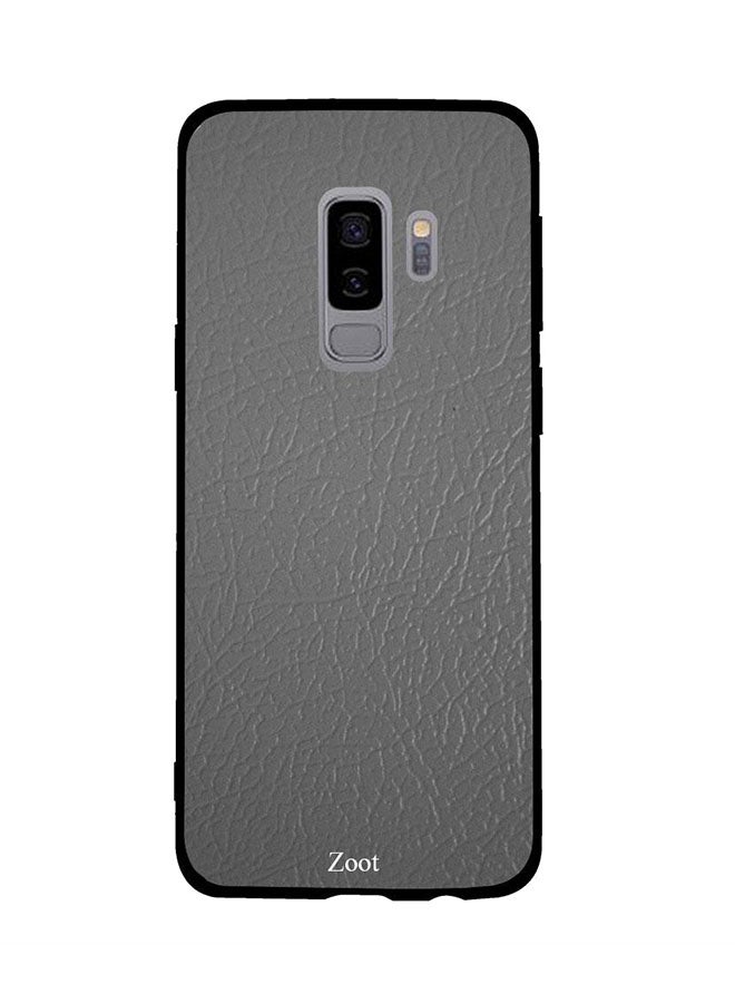 Zoot Protective Case Cover For Samsung Galaxy S9 Plus Grey Light Leather Pattern