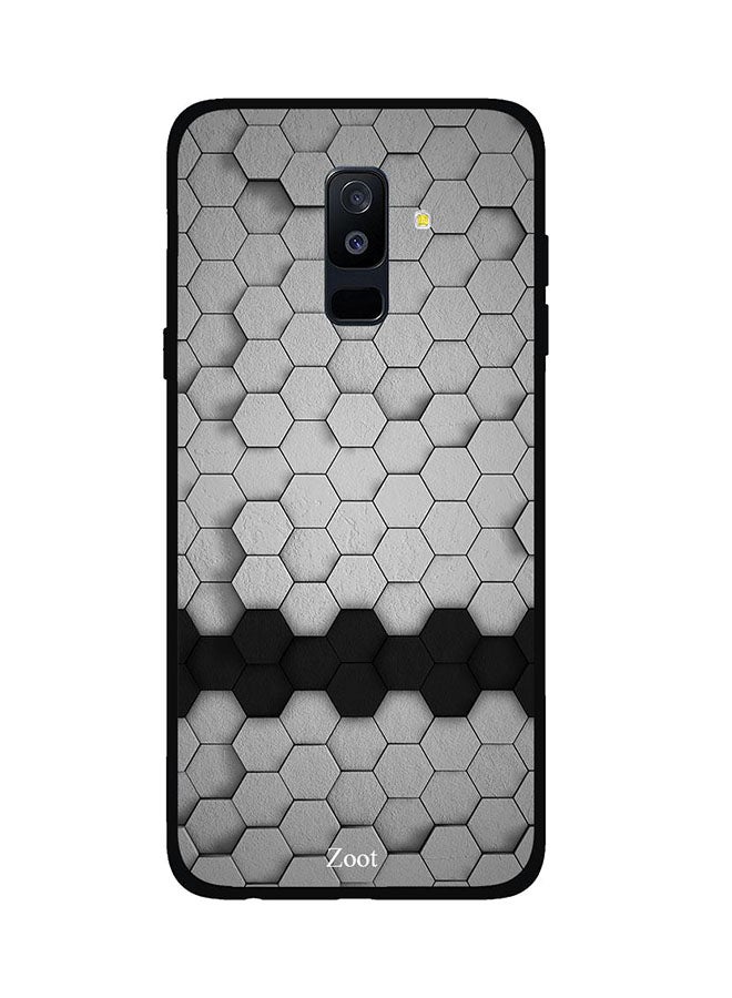 Zoot Protective Case Cover For Samsung Galaxy A6 Plus Off On Hexagon Pattern