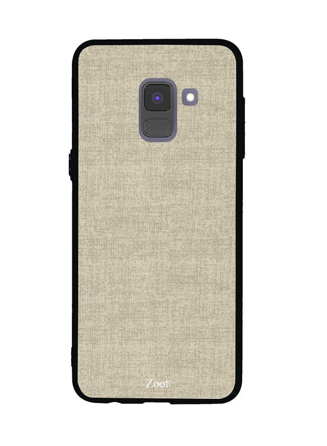 Protective Case Cover For Samsung Galaxy A8 Plus Brown Pattern