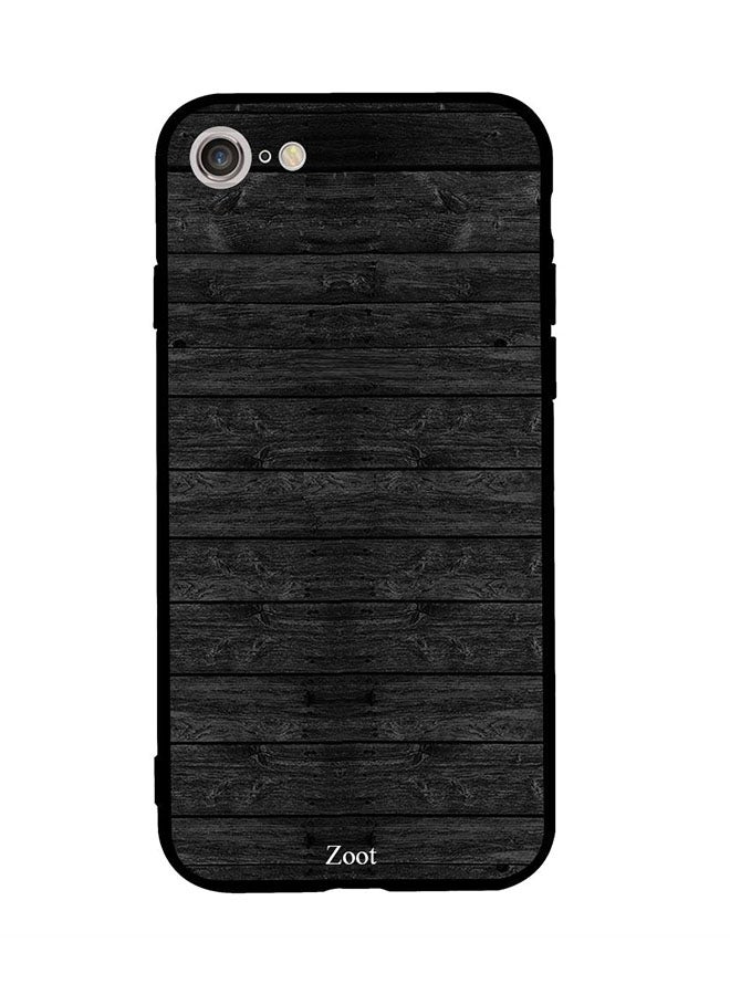 Zoot Protective Case Cover For Apple iPhone 8 Wooden Black