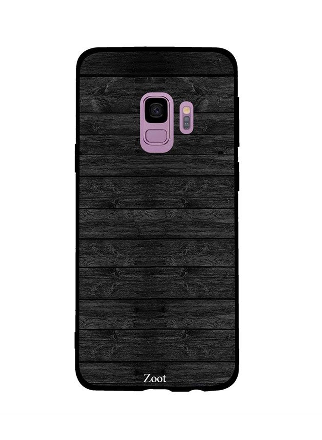 زوت Skin Case Cover -for Samsung Galaxy S9 Wooden Black Wooden Black