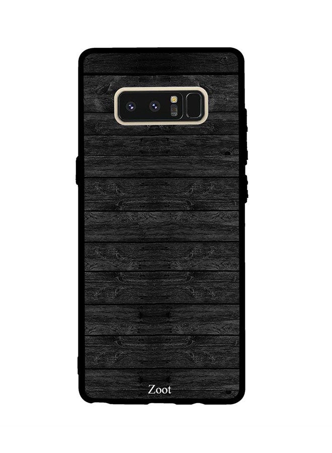 Protective Case Cover For Samsung Galaxy Note8 Wooden Black - v1537984968/N18266054A_1