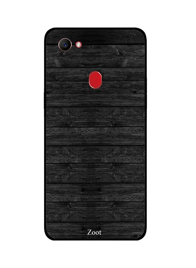 Zoot Skin Case Cover -for Oppo F7 Wooden Black Wooden Black