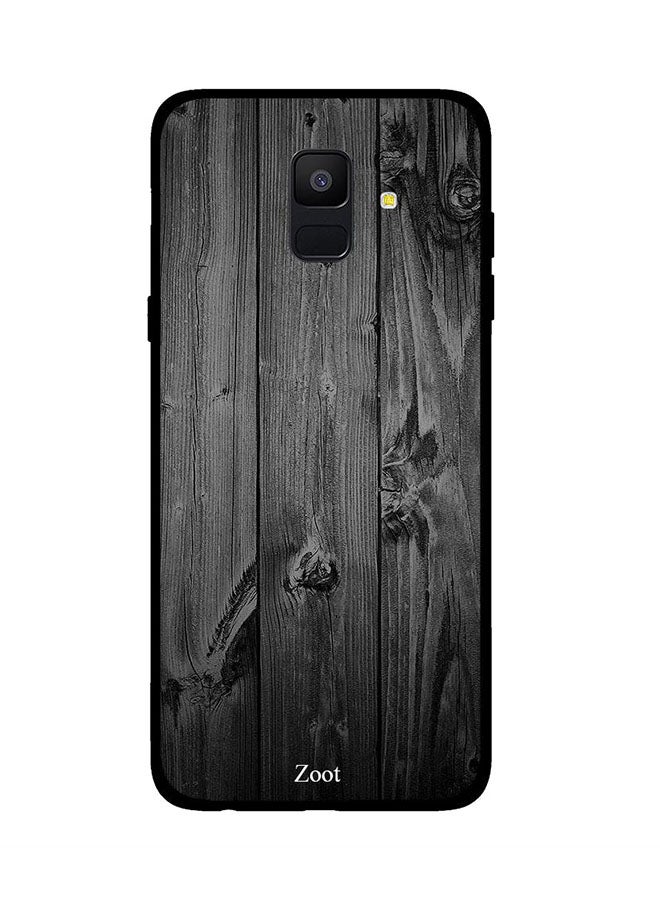 Zoot Protective Case Cover For Samsung Galaxy A6 Black Wooden Pattern