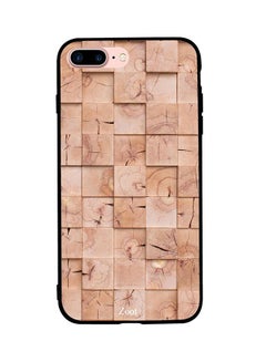 Zoot Protective Case Cover For Apple iPhone 7 Plus Wooden Cream Boxes Pattern 