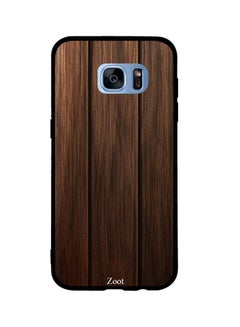 Protective Case Cover For Samsung Galaxy S7 Edge Wooden Vertical Pattern