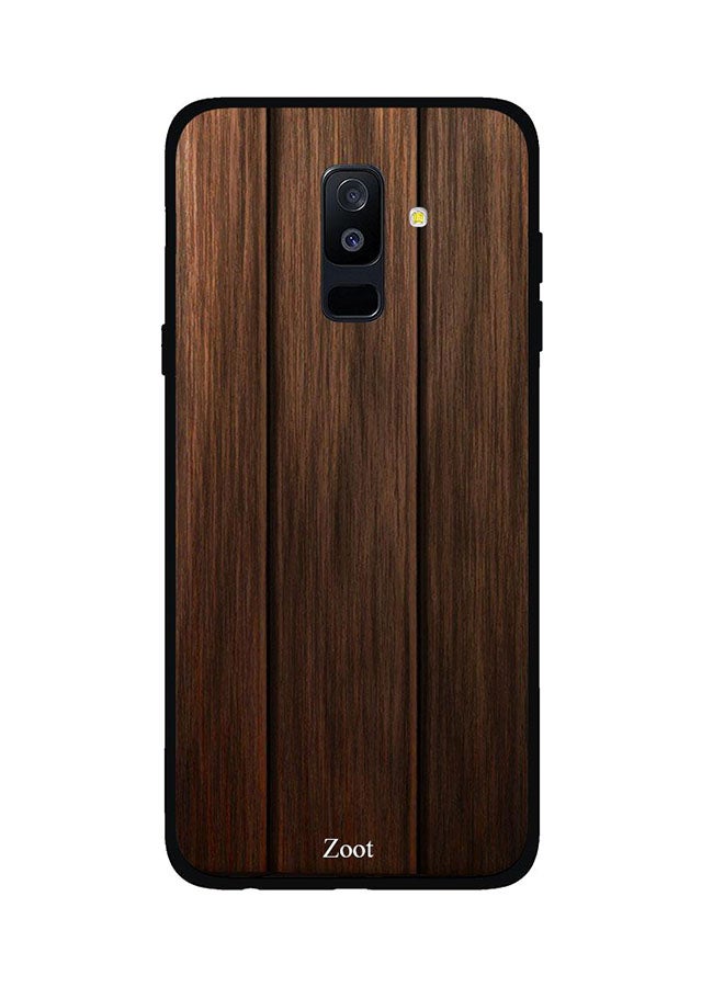 Zoot Protective Case Cover For Samsung Galaxy A6 Plus Wooden Vertical Pattern