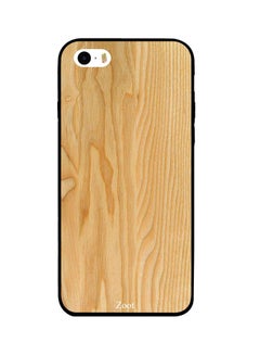 Protective Case Cover For Apple iPhone 5S Zig Zag Wooden Pattern