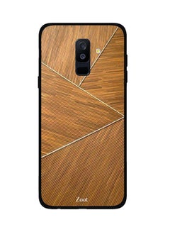 Zoot Protective Case Cover For Samsung Galaxy A6 Plus Wooden Triangle Pattern 