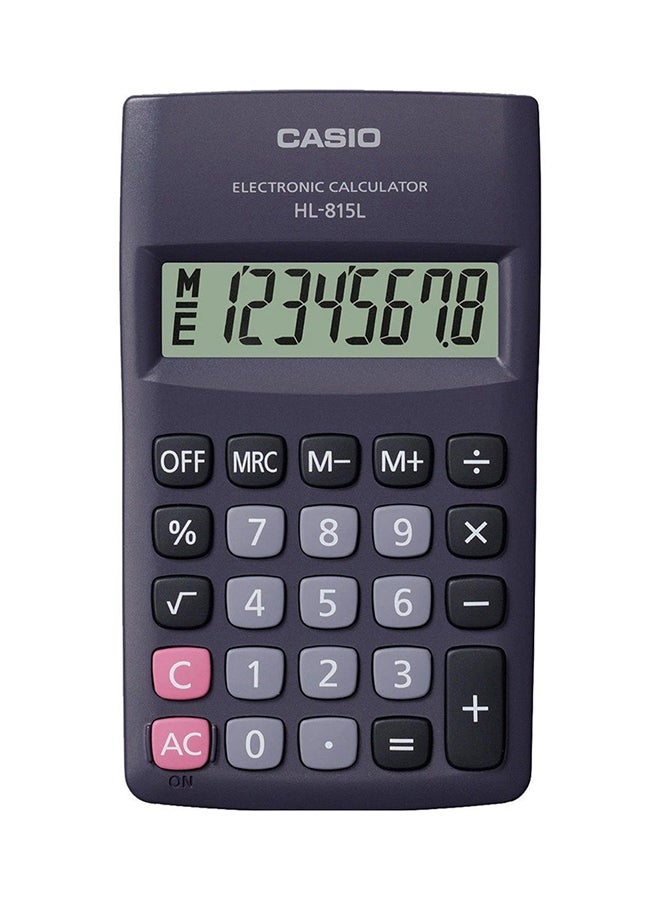 CASIO HL815L 8-Digit Basic Calculator Black