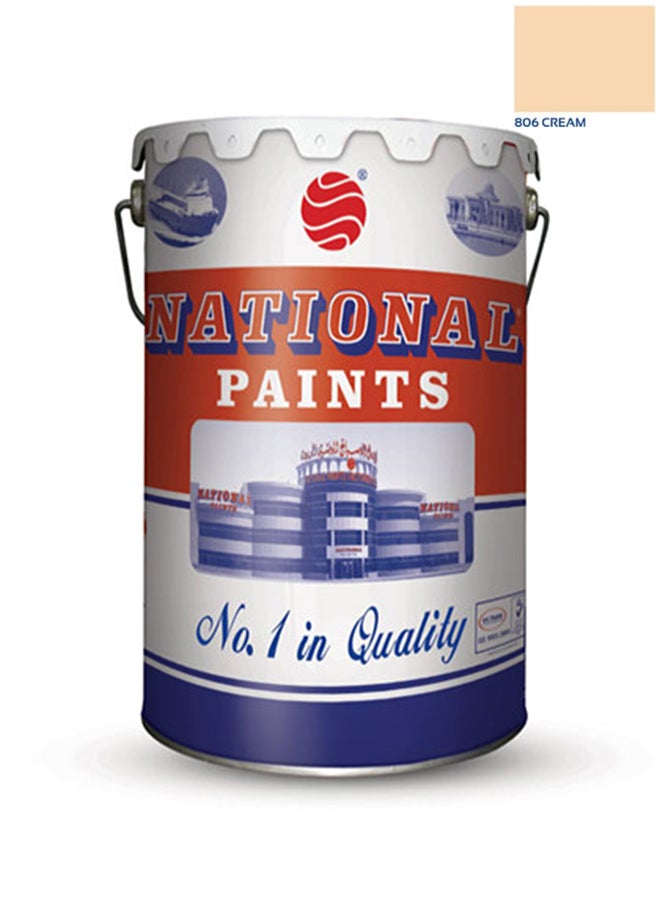 Water Based Wall Paint Cream 18Liters