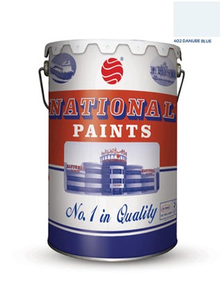 Water Based Wall Paint Danube Blue 18Liters - v1538024092/N16415234A_1