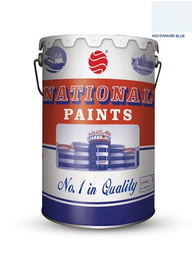 Water Based Wall Paint Danube Blue 18Liters