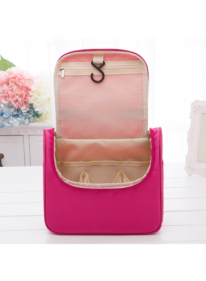 RUMANLE Multifunction Travel Makeup Bag Pink - Image 2