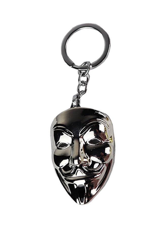 V For Vendetta Mask Keychain - Image 1