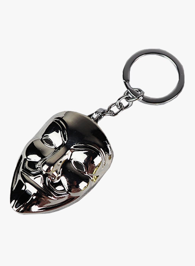 V For Vendetta Mask Keychain - Image 2
