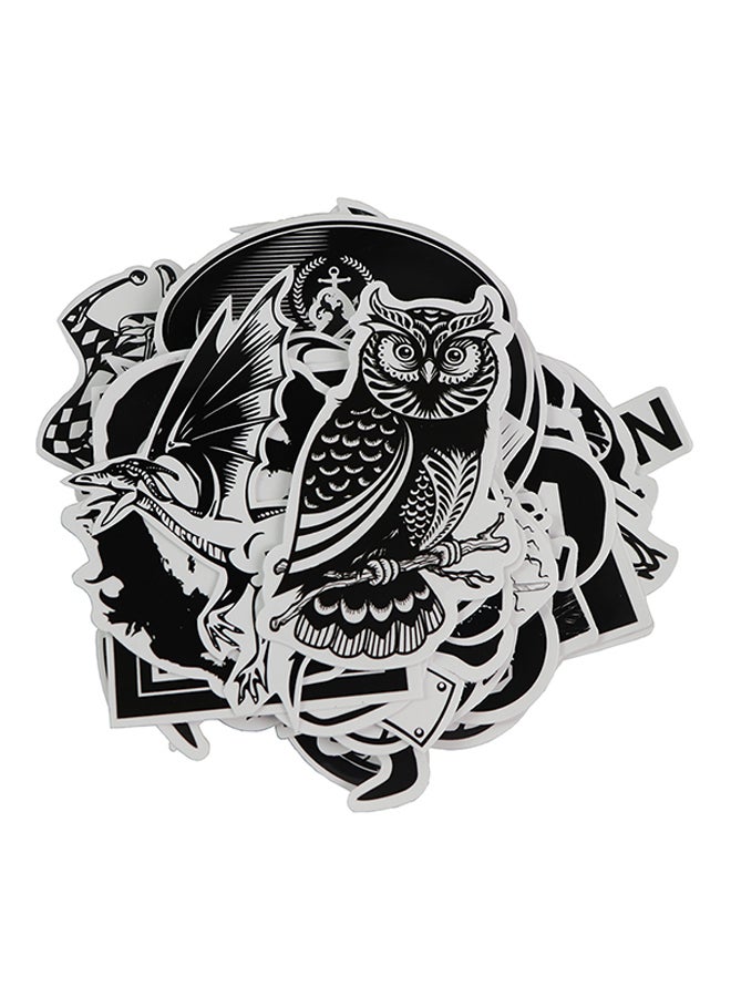 60-Piece PVC Sticker Set - Image 1