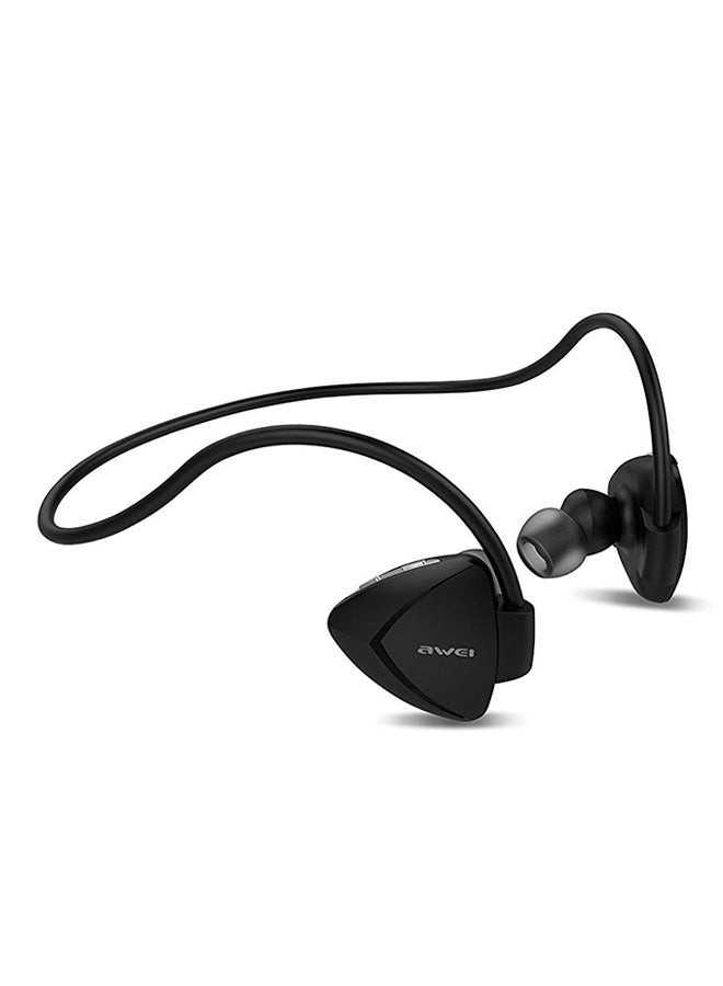 Awei Sport Wireless In-Ear Headset With Microphone Black - Image 2